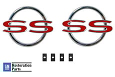 1964 QUARTER EMBLEM, "SS"